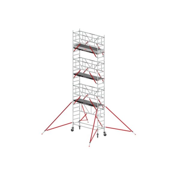 altrex rs tower 51 s mit safe quick gelaender aluminium fahrgeruest 0 75 x 2 45 m fiber deck plattformen arbeitshoehe bis 8 2m