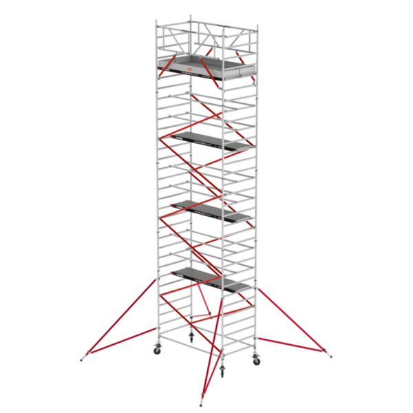 altrex rs tower 52 fahrgeruest breit 1 35x1 85 m fiber deck plattform arbeitshoehe bis 10 2m