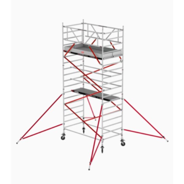 altrex rs tower 52 fahrgeruest breit 1 35x1 85 m holz plattformen arbeitshoehe bis 6 2m