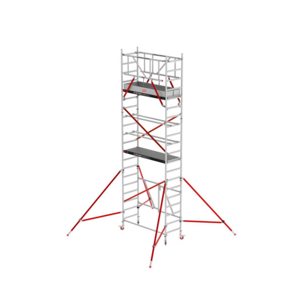 altrex rs tower 54 aluminium klappgeruest schmal 0 75 x 1 85 m fiber deck plattform arbeitshoehe 6 80m