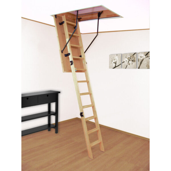 altrex woodytrex budget 3 teilige bodentreppe einklappbar 120x60 cm