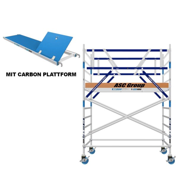 asc group ags rollgeruest 135x305x2 3ph carbon zweiseitig