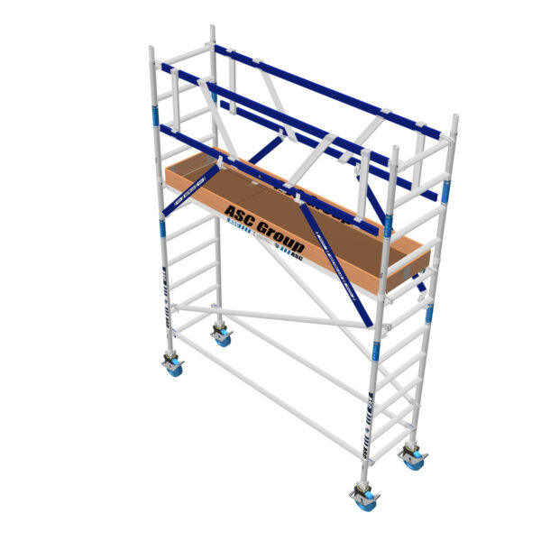 asc group ags rollgeruest 75x250x2 3ph zweiseitig