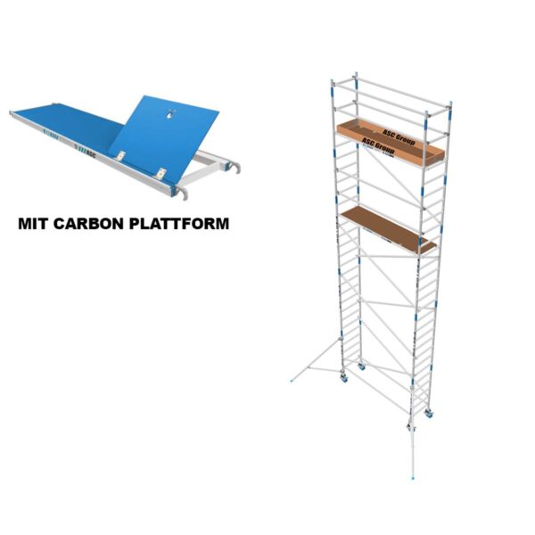 asc group asc rollgeruest 75x190x7 3ph carbon