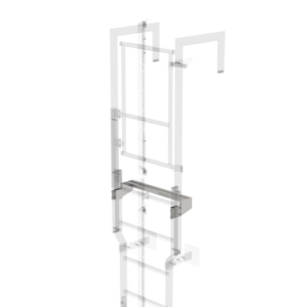 guenzburger steigtechnik ausstiegstritt passend fuer sicherungstuere mit steigschutzschiene edelstahl spaltmass 150mm