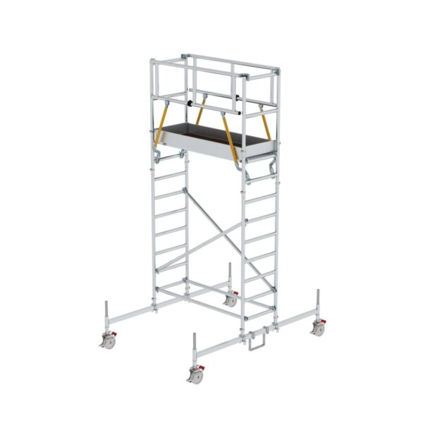 guenzburger steigtechnik rollgeruest sg 0 75 x 1 80 m mit fahrbalken plattformhoehe 3 26 m