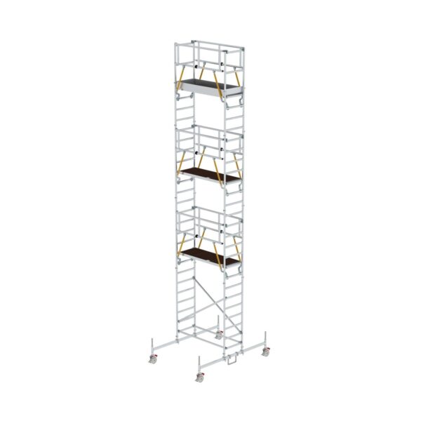 guenzburger steigtechnik rollgeruest sg 0 75 x 1 80 m mit fahrbalken plattformhoehe 7 74 m