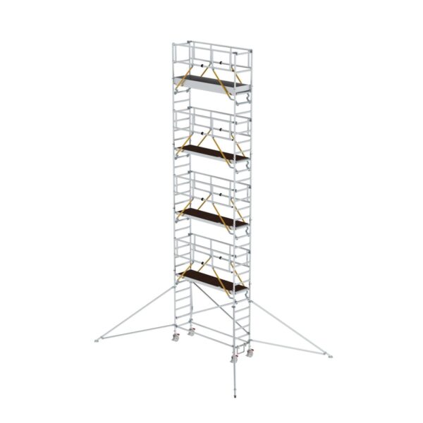 guenzburger steigtechnik rollgeruest sg 0 75 x 2 45 m mit ausleger plattformhoehe 8 39 m