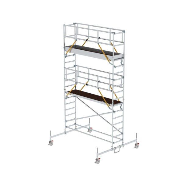 guenzburger steigtechnik rollgeruest sg 0 75 x 3 0 m mit fahrbalken plattformhoehe 4 66 m