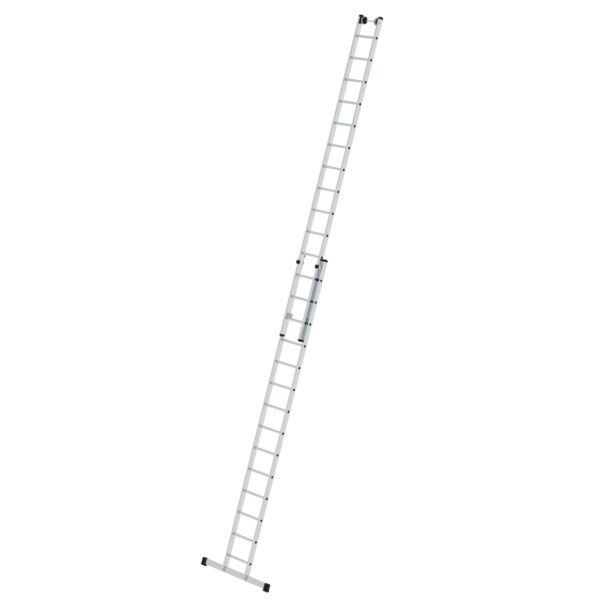 guenzburger steigtechnik sprossen schiebeleiter 2 teilig mit standard traverse 2x14 sprossen