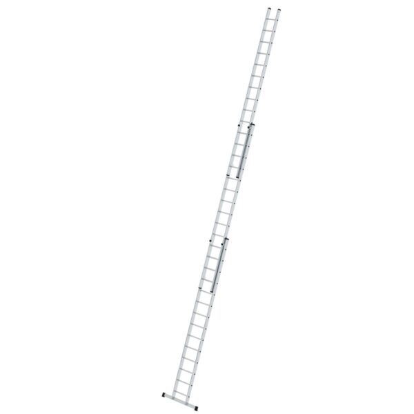 guenzburger steigtechnik sprossen schiebeleiter 3 teilig mit standard traverse 3x14 sprossen