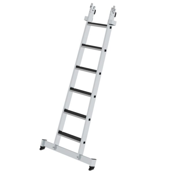 guenzburger steigtechnik stufen glasreinigerleiter unterteil nivello traverse clip step r 13 6 stufen