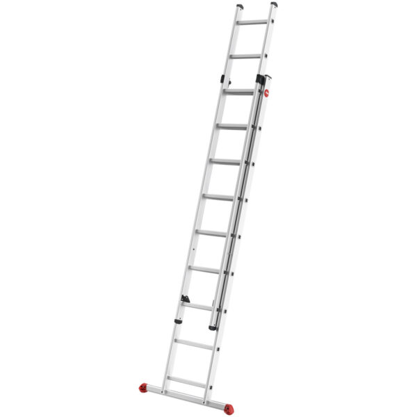 hailo s80 profistep duo alu schiebeleiter 2 teilig 2x9 sprossen