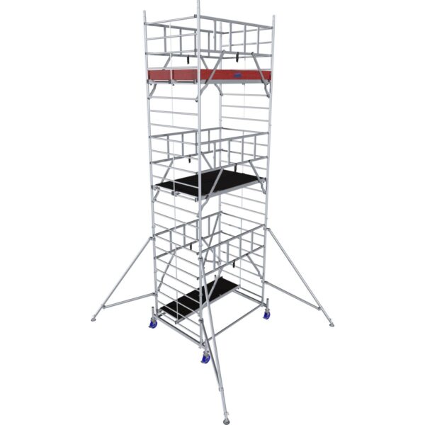 krause protec xxl alu fahrgeruest breitaufbau arbeitshoehe ca 7 30 m