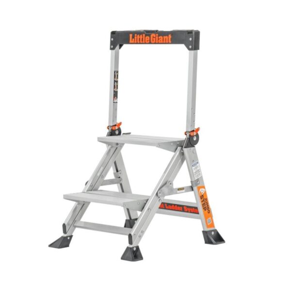 little giant jumbo step klapp sicherheitstreppen 2 stufig mit buegel