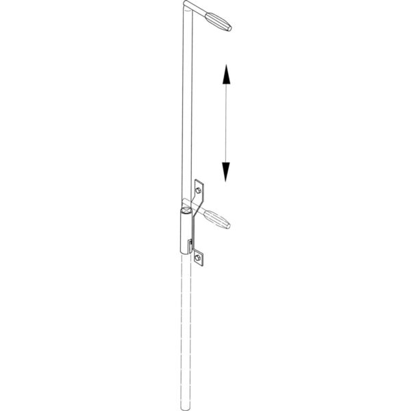 zarges einstiegshilfe 1 600 mm stahl verzinkt